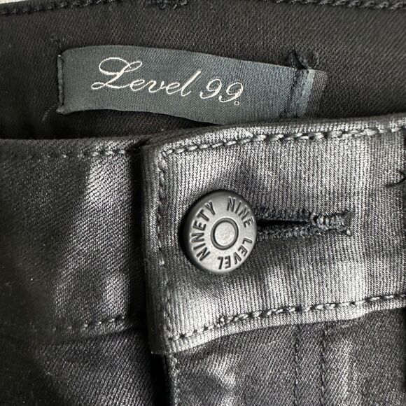 Level 99 Women Forever Black Denim Pants High Rise Skinny Jeans Size 29/8 - Picture 5 of 8